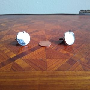 Vintage SWANK engravable cufflinks. *UNISEX*